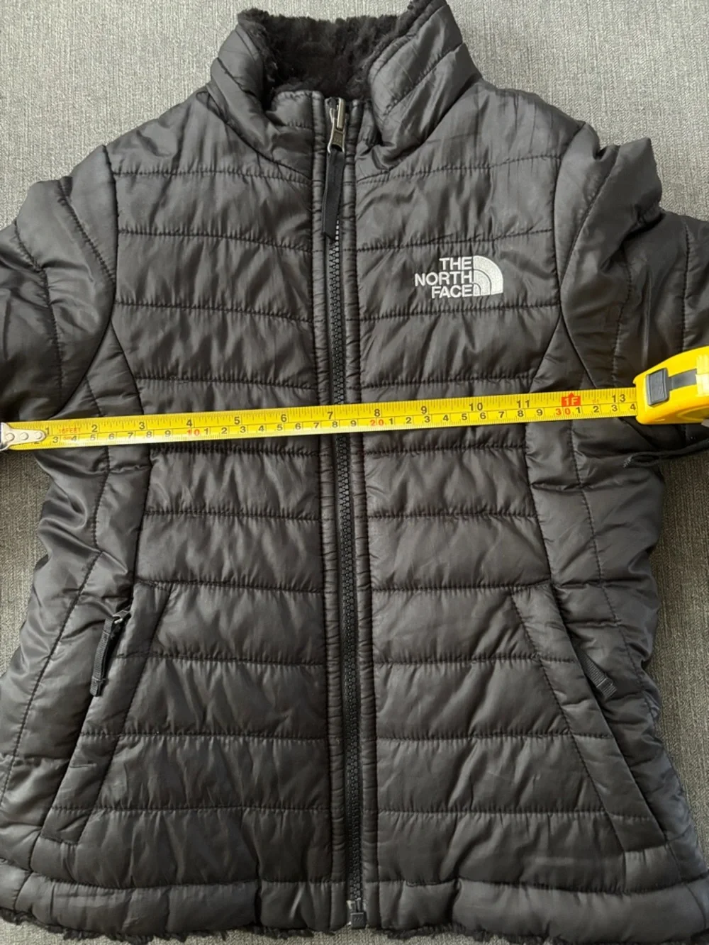The North Face Black Plush Fleece Zip Jacket - Picture 5 of 5
